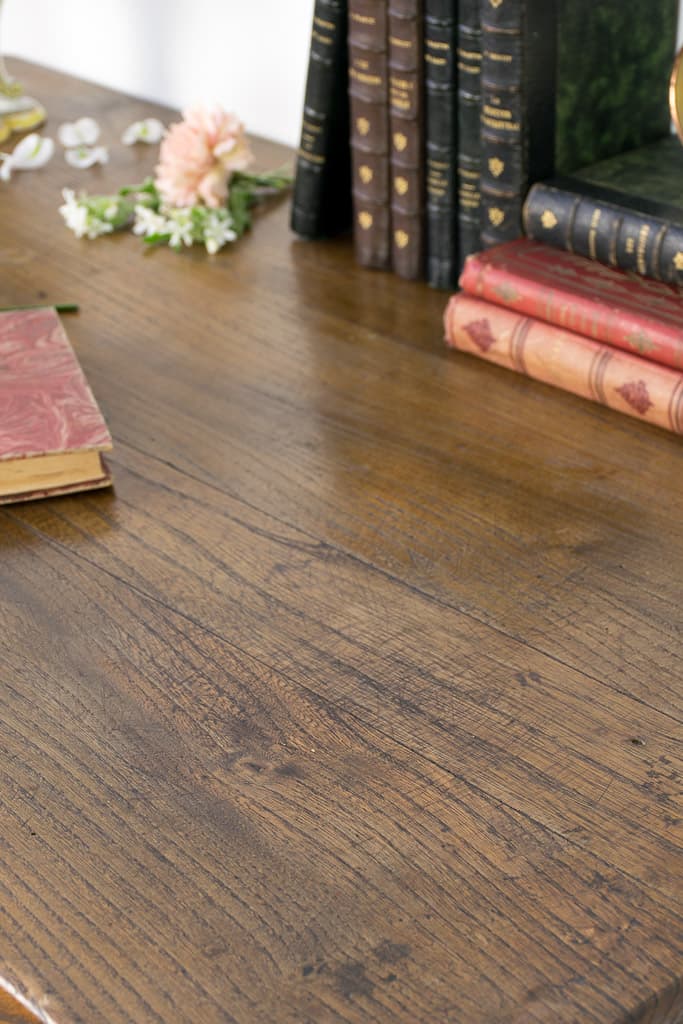 French Louis XVI Style oak Wood Desk - French antique desks 3