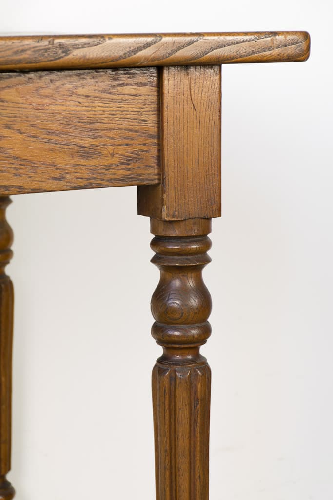 French Louis XVI Style oak Wood Desk - French antique desks 5