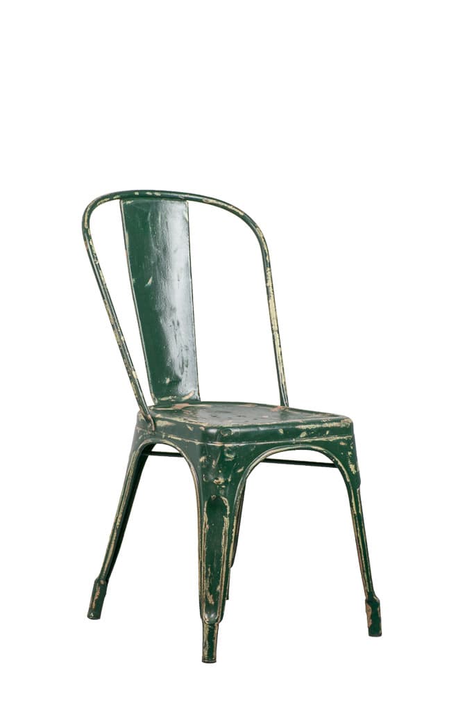 Set of 4 Original Model A Tolix Chair by Xavier Pauchard - French antique chairs 2