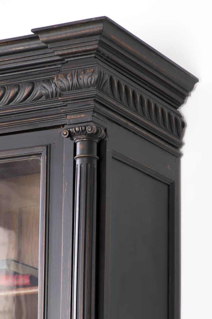 French Napoleon III Display Cabinet - French antique display cabinet 2