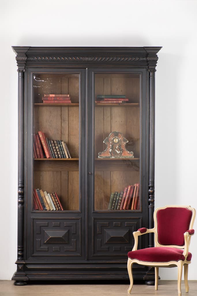 French Napoleon III Display Cabinet - French antique display cabinet 4