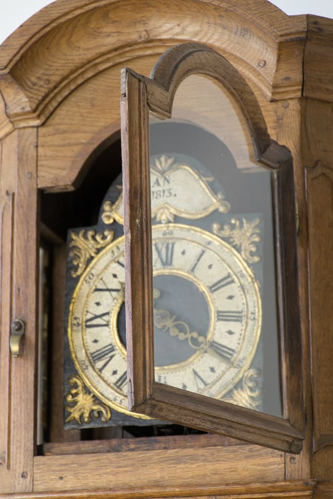 19th Century Empire Period Comtoise Longcase Clock - French antique decorative objects 4