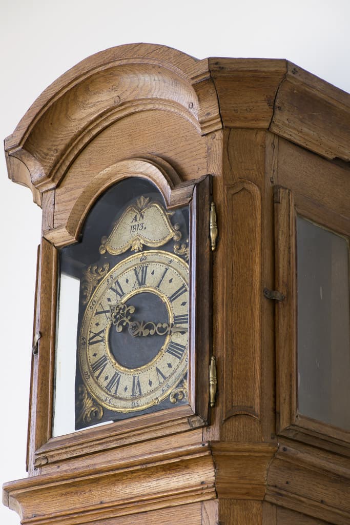 19th Century Empire Period Comtoise Longcase Clock - French antique decorative objects 2