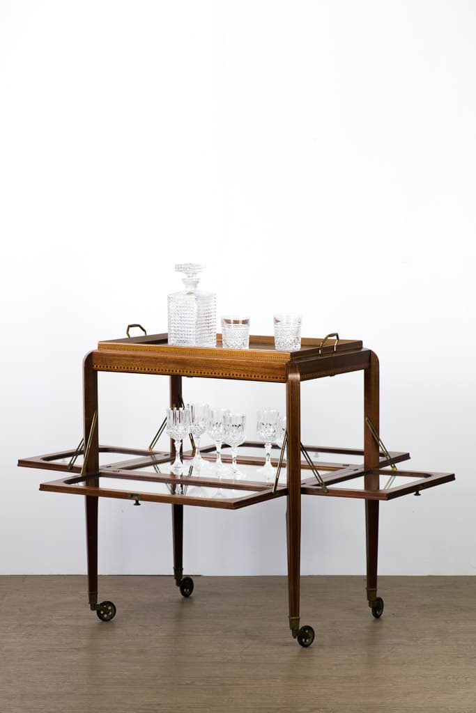 French Art deco Tea trolley - French antique side tables 8