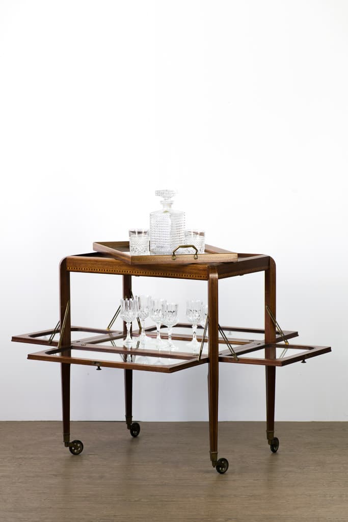 French Art deco Tea trolley - French antique side tables 2