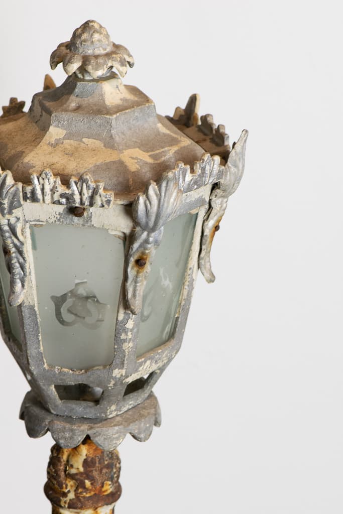 Pair of Late 19th Century French Garden Floor Lamp - French antique floor lamps 3