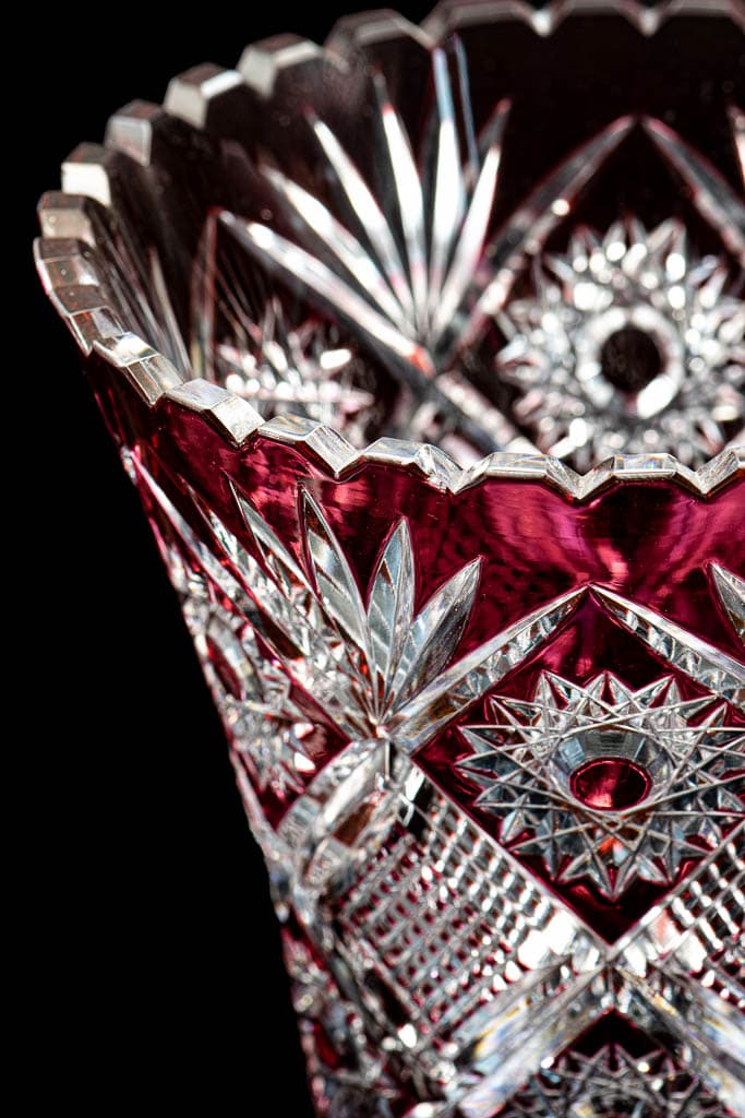 Saint Louis Style French Fine Cut-to-Clear Crystal Vase - French antique 裝飾品 2