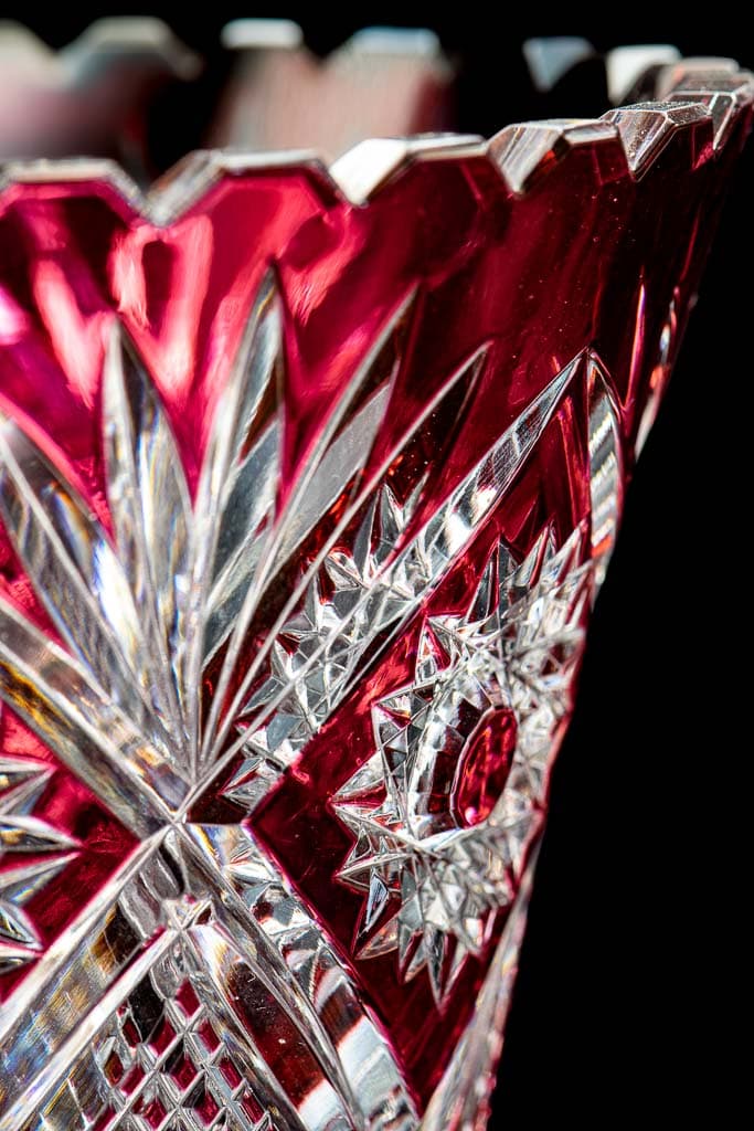 Saint Louis Style French Fine Cut-to-Clear Crystal Vase - French antique 裝飾品 3