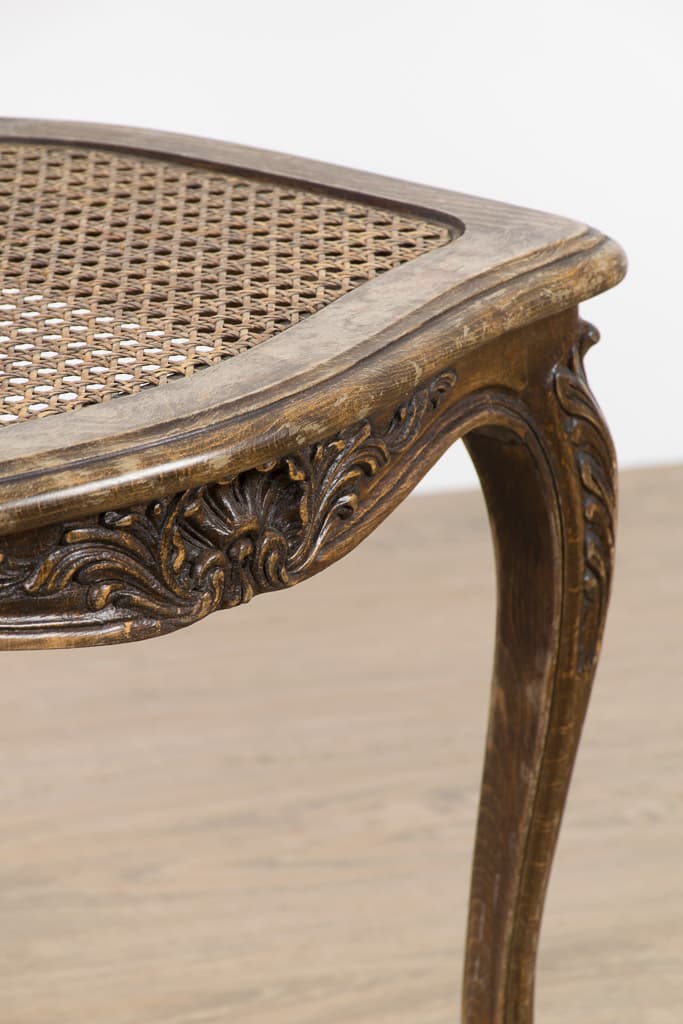 Set of Four French Louis XV Style Caned Chair - French antique dining chairs 4