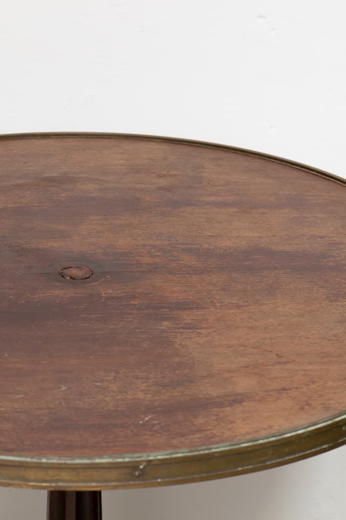 French Country Style Round Side Table - French antique side tables 3