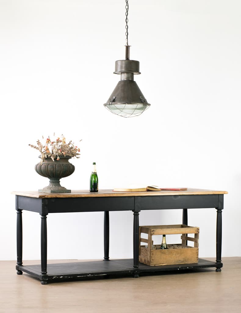 French Fabric Factory Working Table, Circa 1920' - French antique dining tables 2
