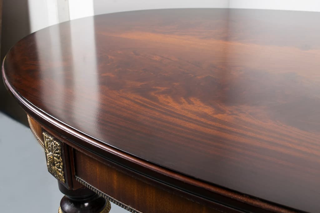 French Louis XVI Style Mahogany Dining Table - French antique dining tables 2