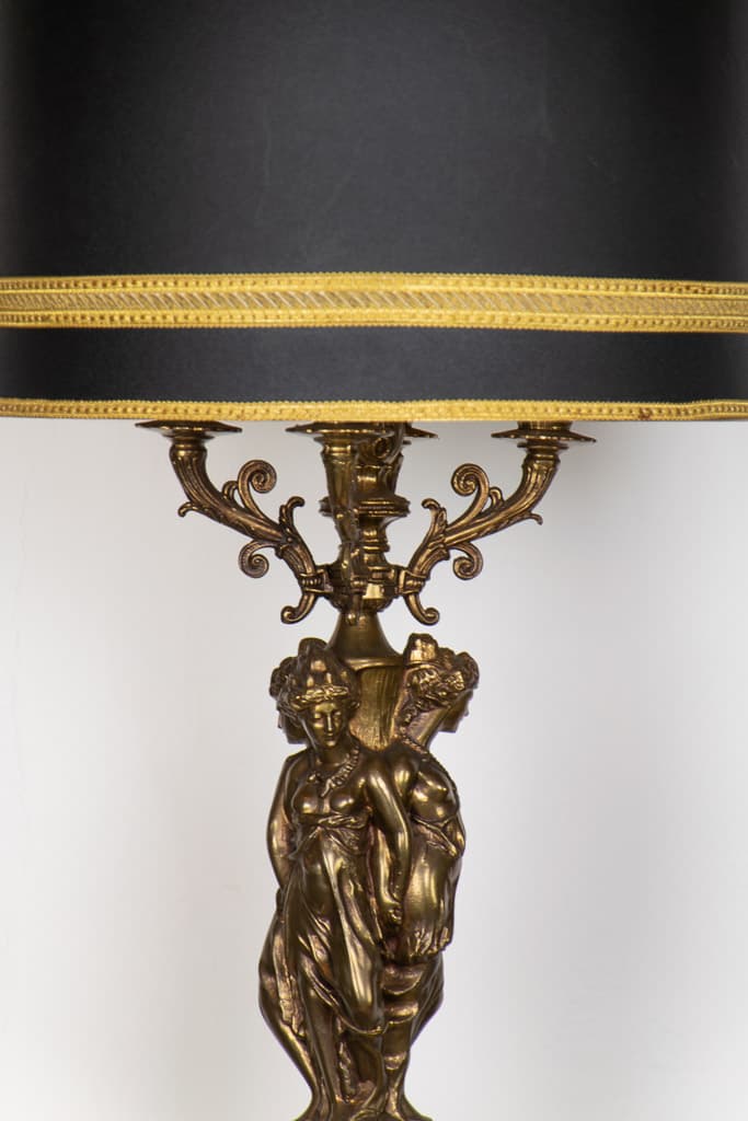 Beautiful Pair of Italian Desk Lamp, circa 1930 - French antique table lamps 3