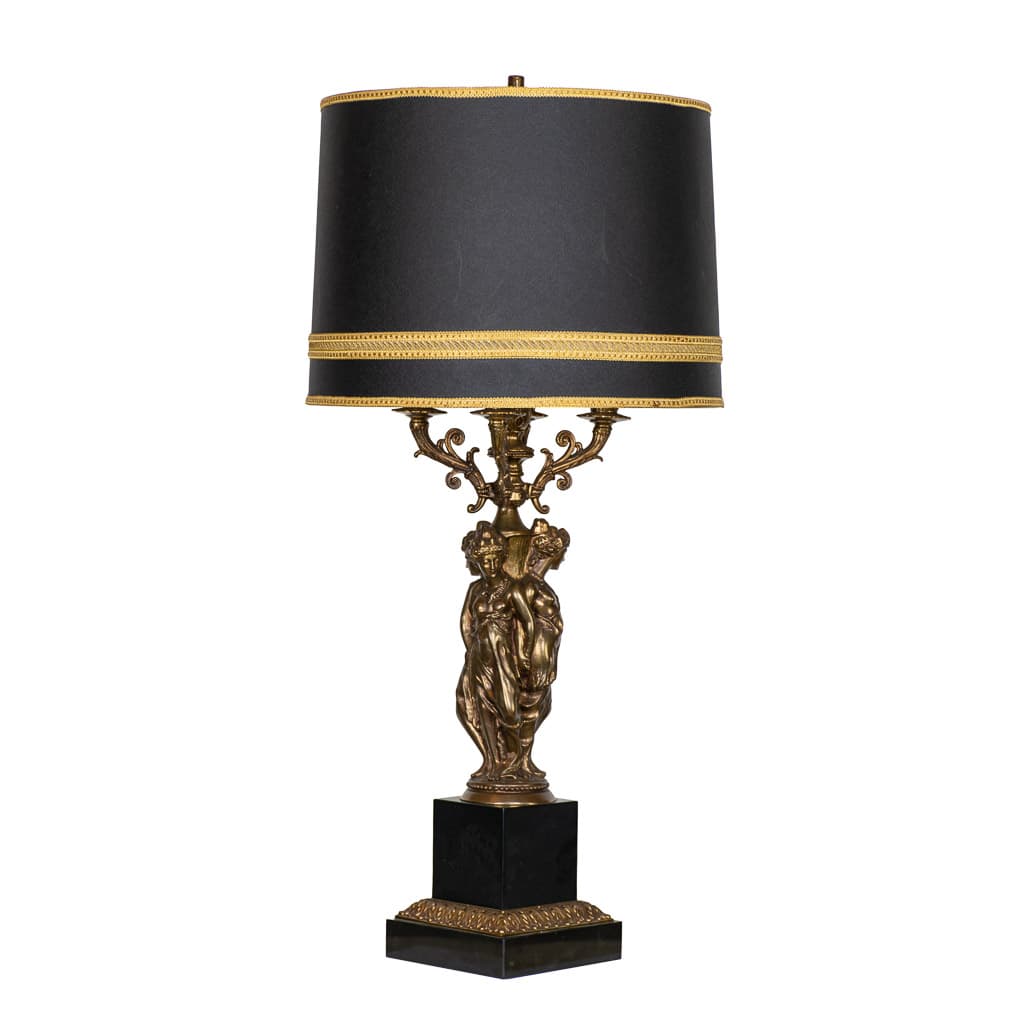 Beautiful Pair of Italian Desk Lamp, circa 1930 - French antique table lamps 2