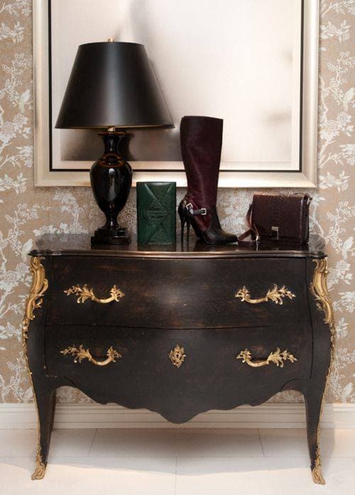 French Louis XV Ormolu-mounted Marble-top Commode - French antique chest of drawers 4