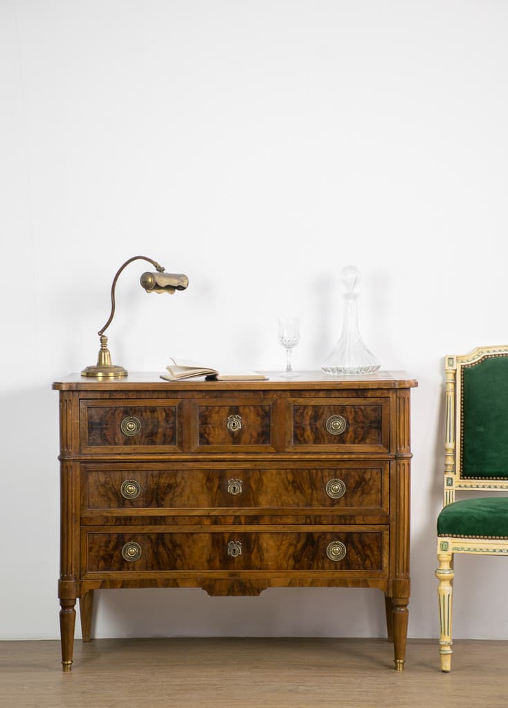 Elegant French Louis XVI Style Sideboard - French antique chest of drawers 7