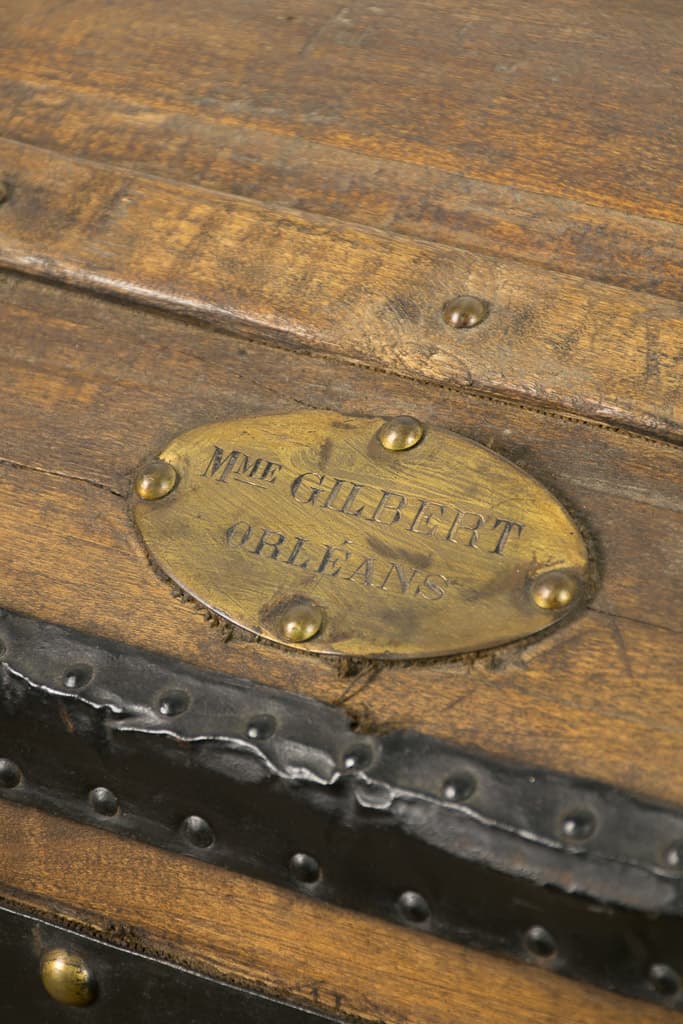 Late 19th Century French restored Trunk - French antique trunks 2