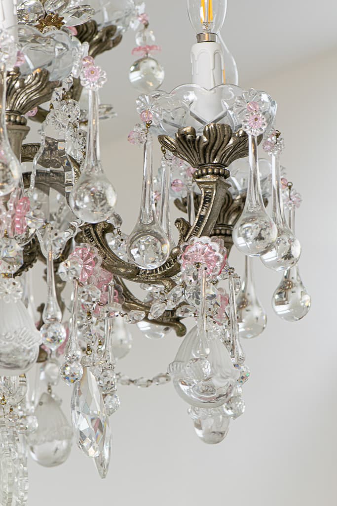 Imposing French Multicolor Prisms Fine Cut Crystal Chandelier - French antique chandeliers & pendants 3
