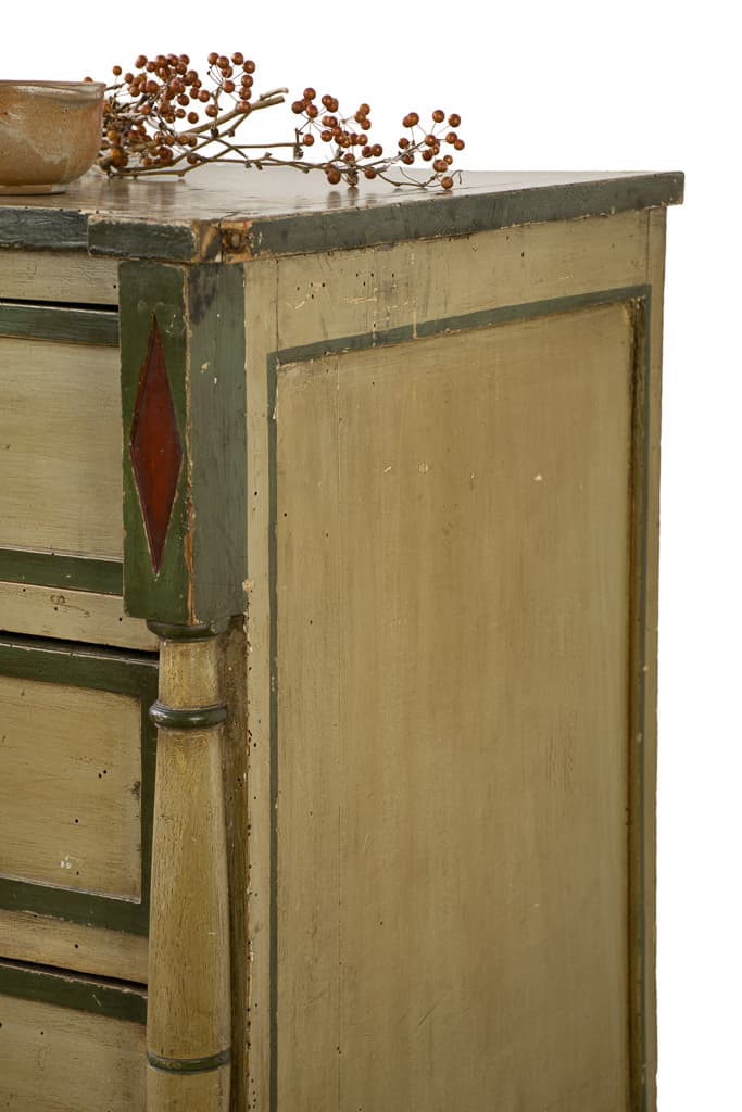 Empire Style Sideboard Cabinet, Late 19th Century - French antique chest of drawers 3