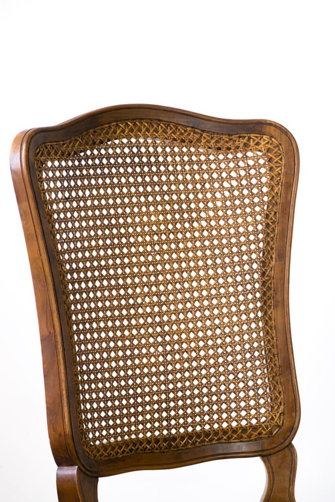 Set of 4 Elegant Louis XV Style Beechwood Caned Chairs - French antique dining chairs 2