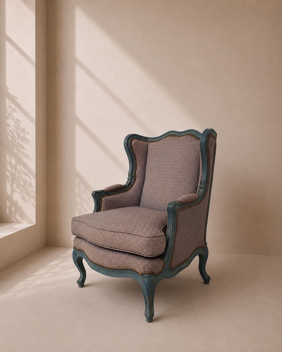 French Antique Louis XV Revival Bergère Armchair - French antique armchairs 2