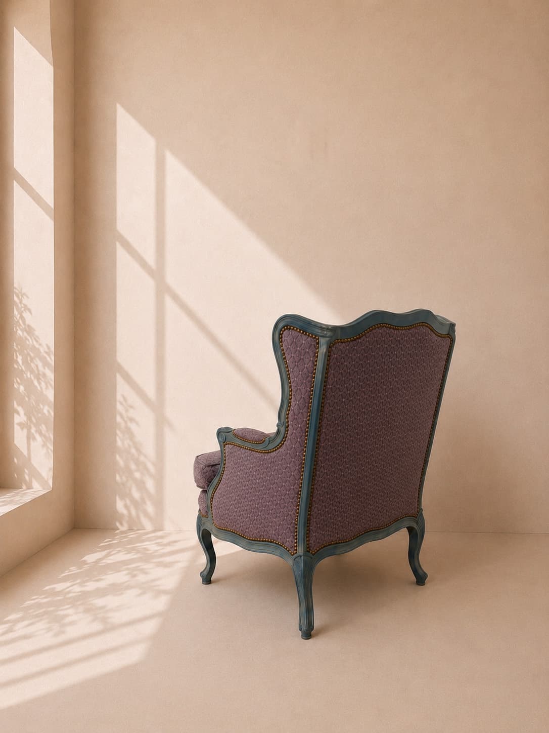 French Antique Louis XV Revival Bergère Armchair - French antique armchairs 3