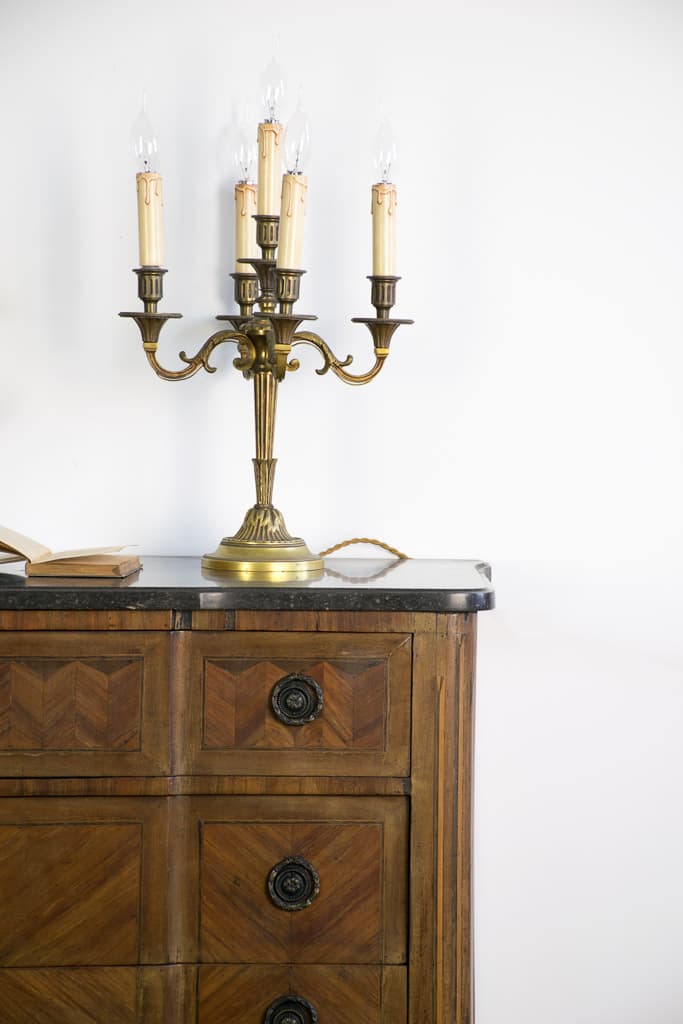 French Louis XV Marquetry Marble Top Commode - French antique 五斗櫃 5
